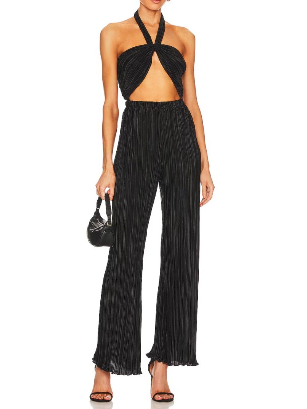LPA Baina Jumpsuit in Black (Revolve)